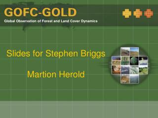 Slides for Stephen Briggs Martion Herold