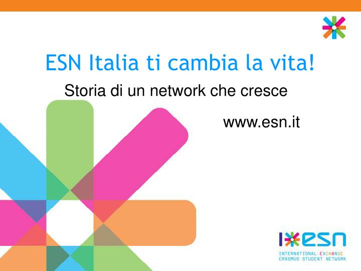 esn italia ti cambia la vita