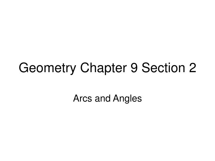 geometry chapter 9 section 2
