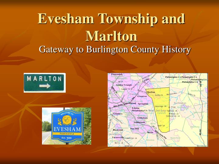 evesham township and marlton