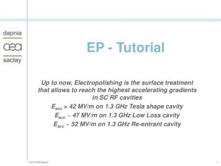 EP - Tutorial