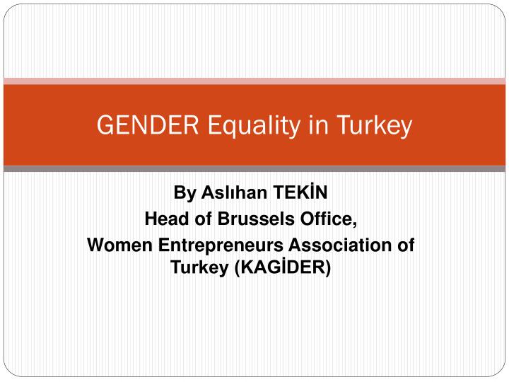 gender equality in turkey