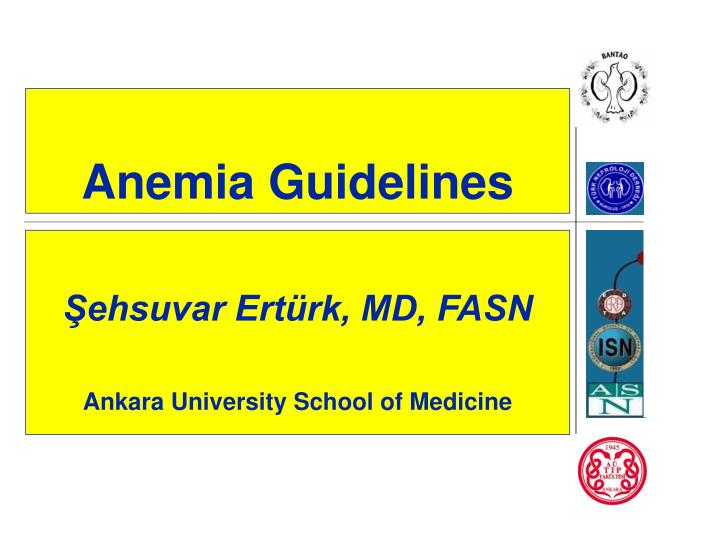 anemia guidelines