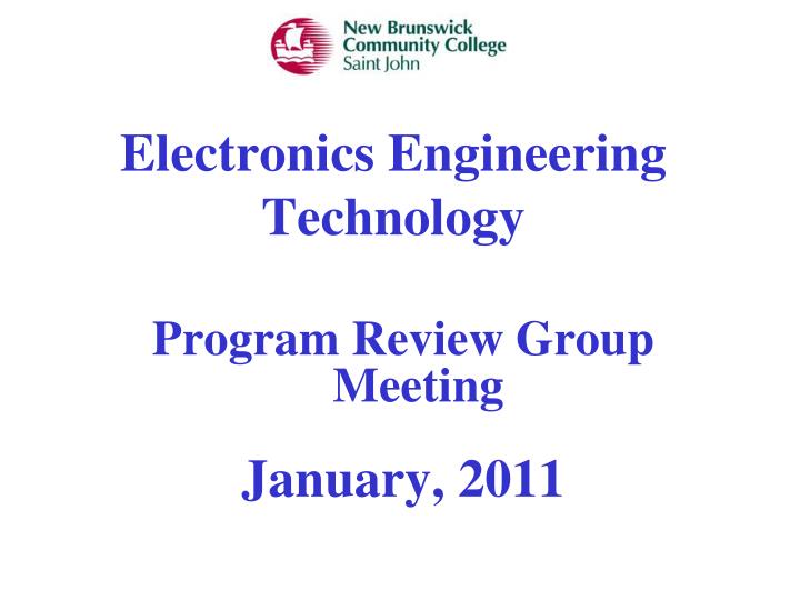 electronics engineering technology