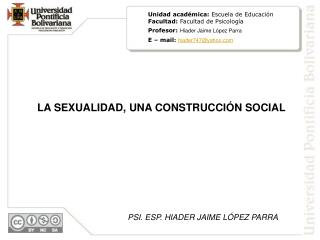 la sexualidad una construcci n social