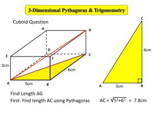 3-Dimensional Pythagoras &amp; Trigonometry