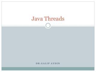 java threads