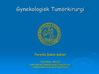 gynekologisk tum rkirurgi