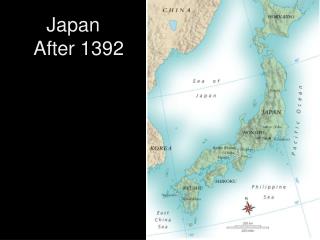 Japan After 1392