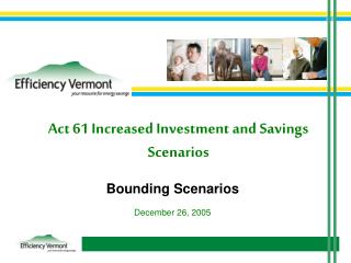 Act 61 Increased Investment and Savings Scenarios