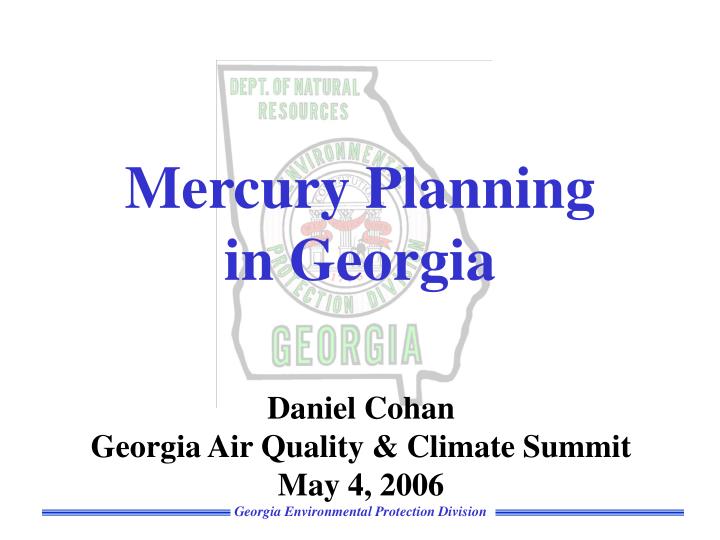 mercury planning in georgia