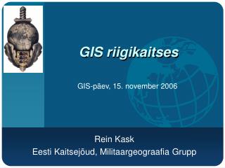 gis riigikaitses