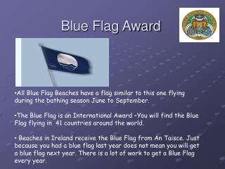 Blue Flag Award