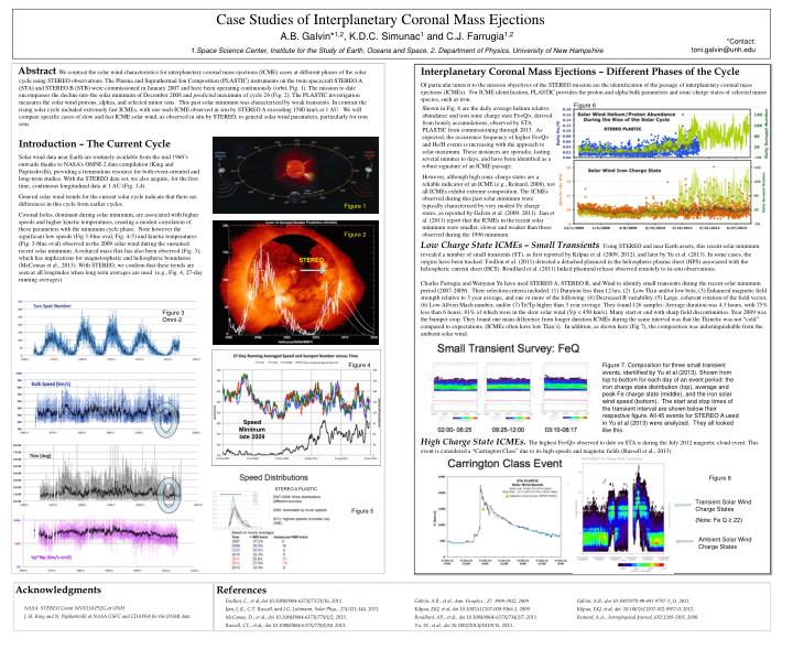 case studies of interplanetary coronal mass ejections