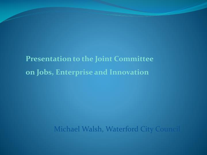 michael walsh waterford city council