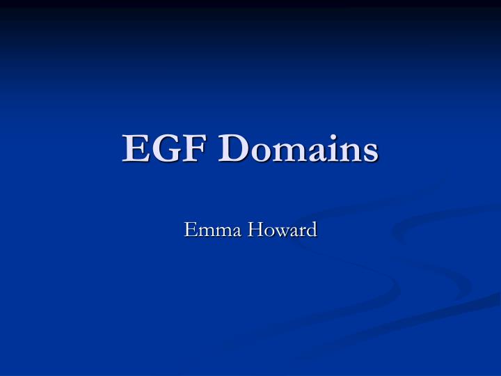 egf domains
