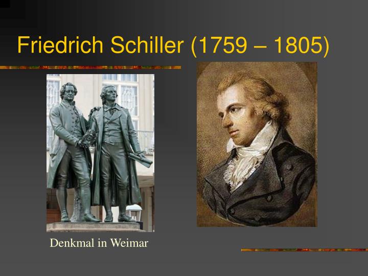 friedrich schiller 1759 1805
