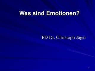 was sind emotionen