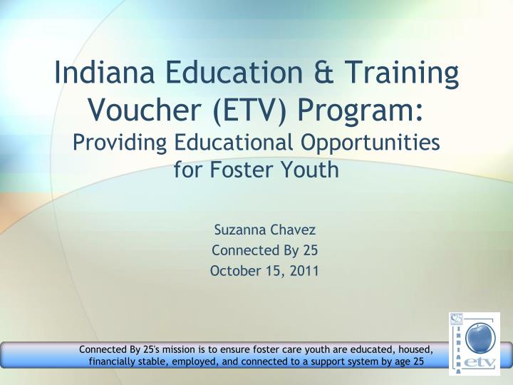 indiana education training voucher etv program providing educational opportunities for foster youth