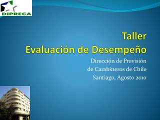 taller evaluaci n de desempe o