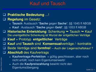 kauf und tausch