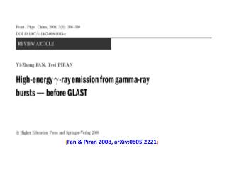 High energy (20MeV-TeV) photon emission from Gamma-ray Bursts