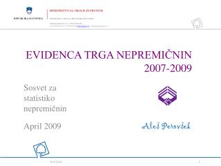 evidenca trga nepremi nin 2007 2009