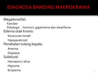 diagnosa banding makrokrania