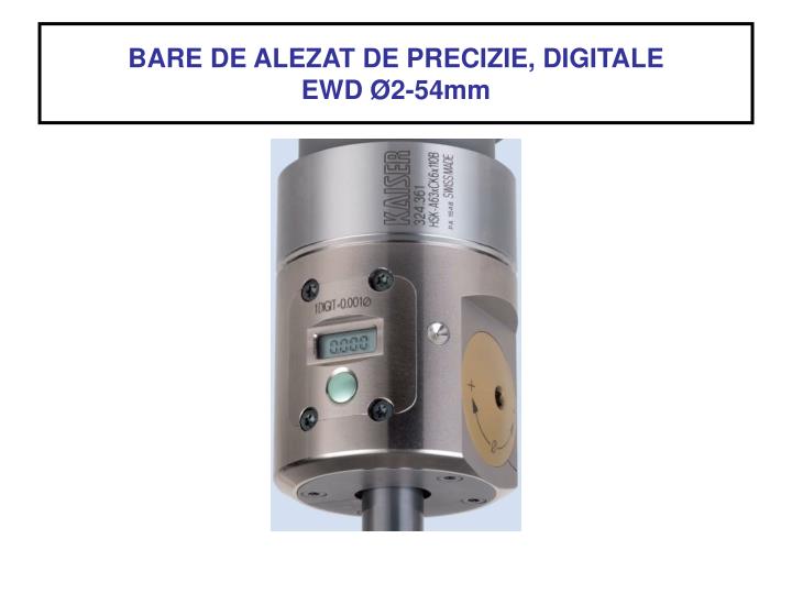 bare de alezat de precizie digitale ewd 2 54mm