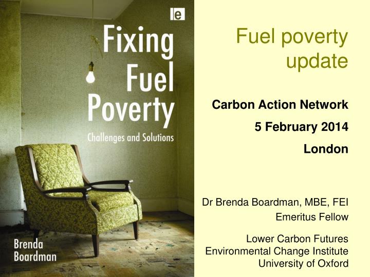fuel poverty update