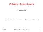 Software Interlock System - slide 1