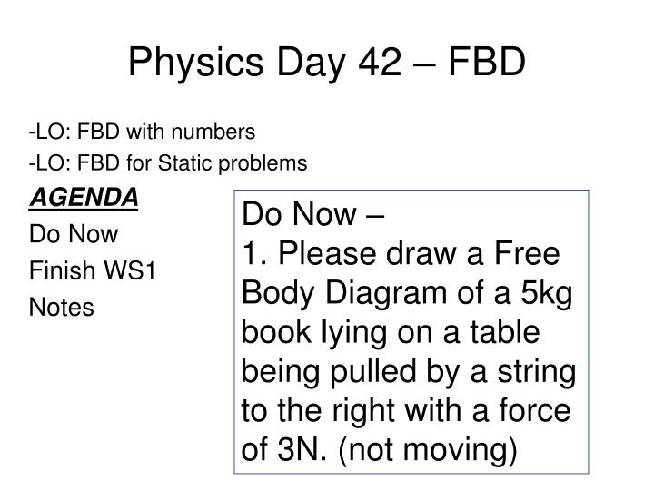 physics day 42 fbd