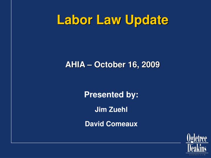 labor law update