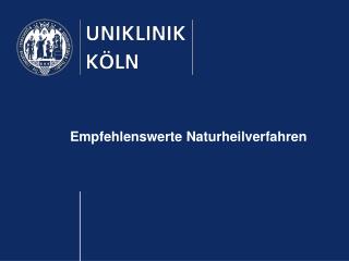 empfehlenswerte naturheilverfahren