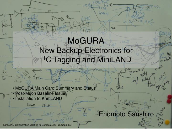 mogura new backup electronics for 11 c tagging and miniland