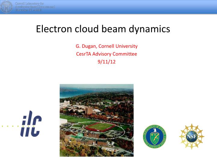 electron cloud beam dynamics