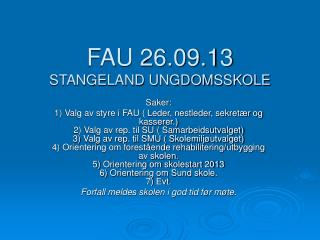 fau 26 09 13 stangeland ungdomsskole