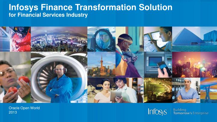 infosys finance transformation solution for financial services industry