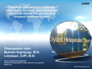 disampaikan oleh mukmin suprayogi m si lolytasari s ipi m si