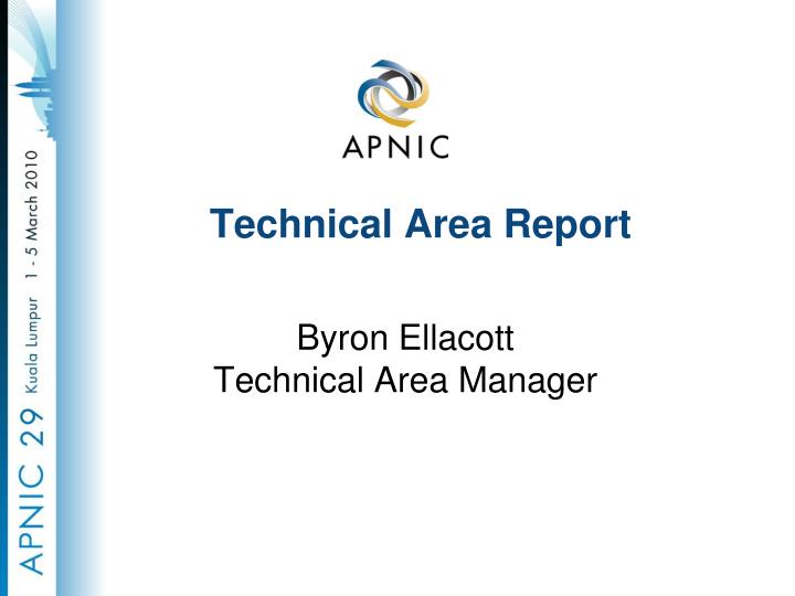 technical area report