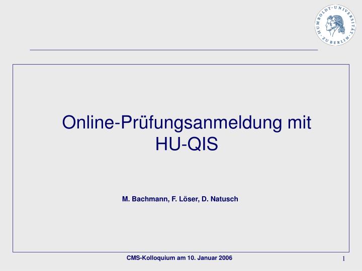 online pr fungsanmeldung mit hu qis