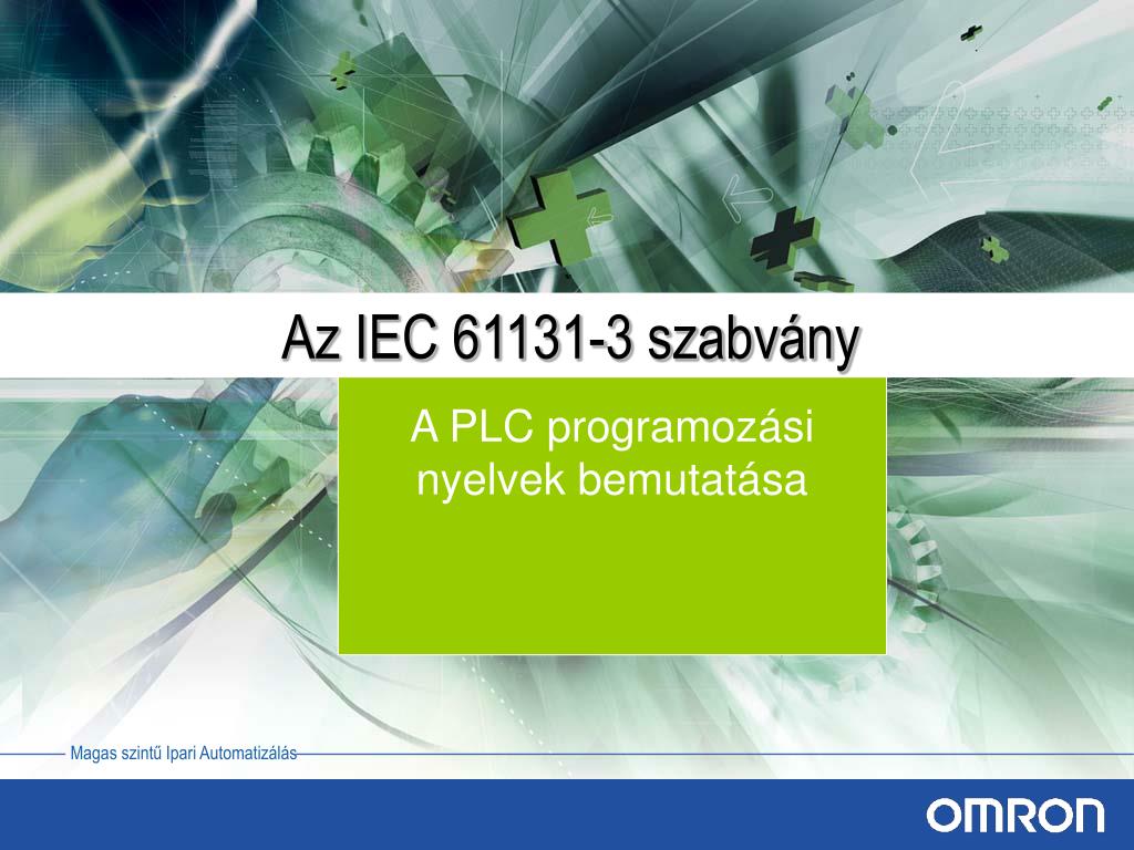 PPT - A PLC programozási nyelvek bemutatása PowerPoint Presentation ...