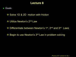 Lecture 8