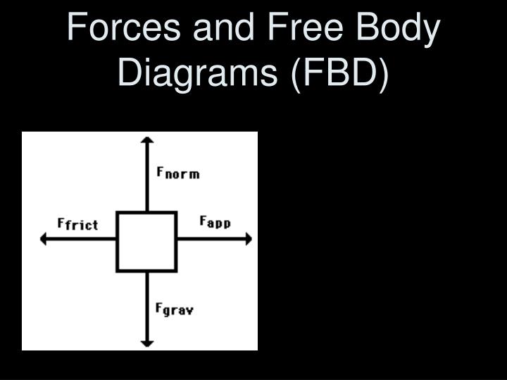 forces and free body diagrams fbd