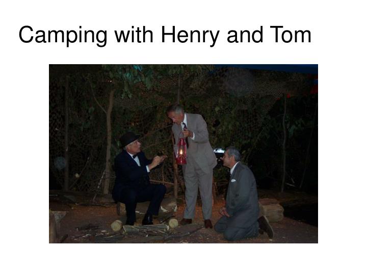 camping with henry and tom