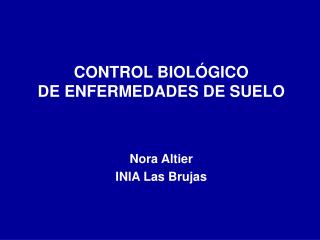 control biol gico de enfermedades de suelo