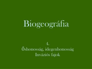 biogeogr fia