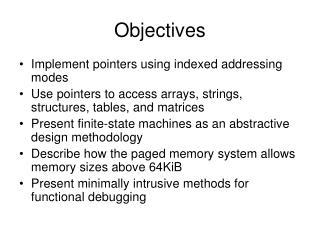 Objectives