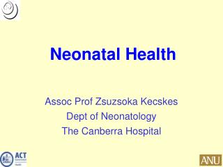 Neonatal Health