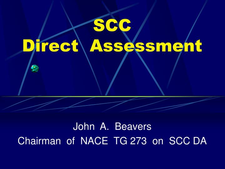scc direct assessment
